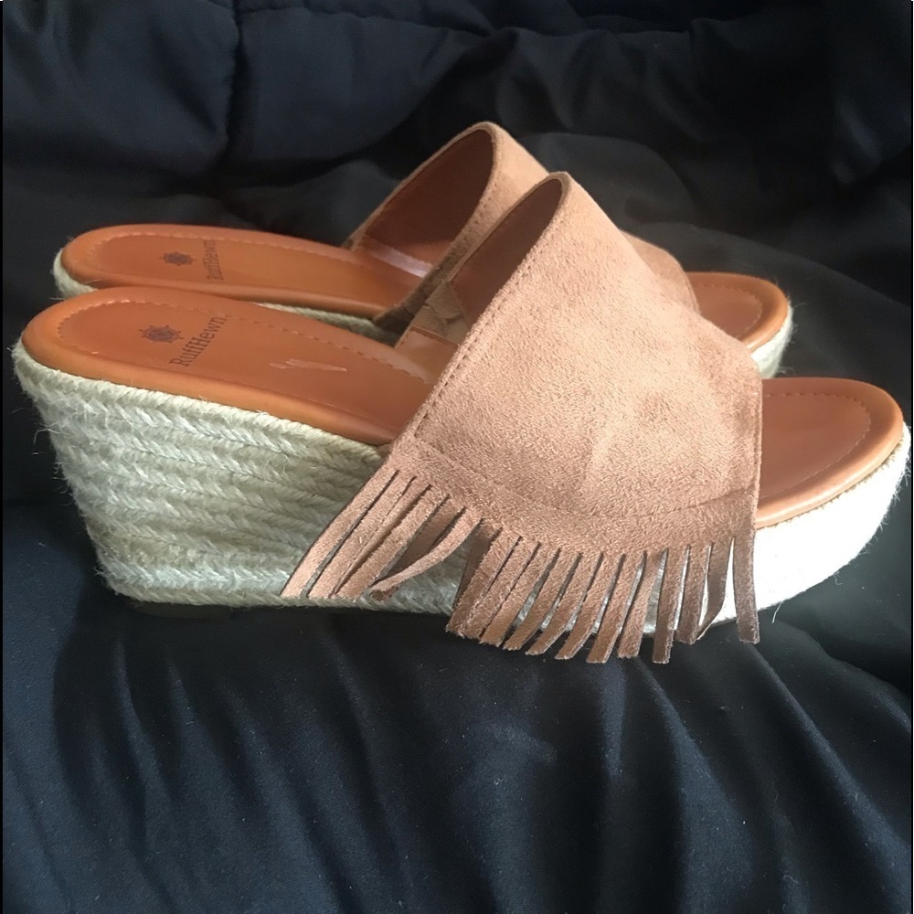 Ruff Hewn Wyatt wedge sandals size 7.5 - Picture 6 of 9